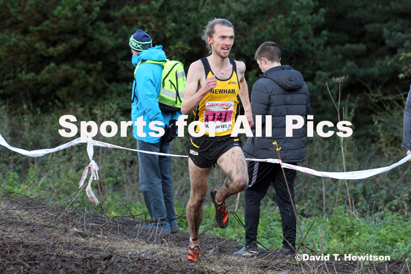 Senior men, National Cross Country Relay Champs., Berry Hill Park, Mansfield.  Photo: David T. Hewitson/Sports for All Pics